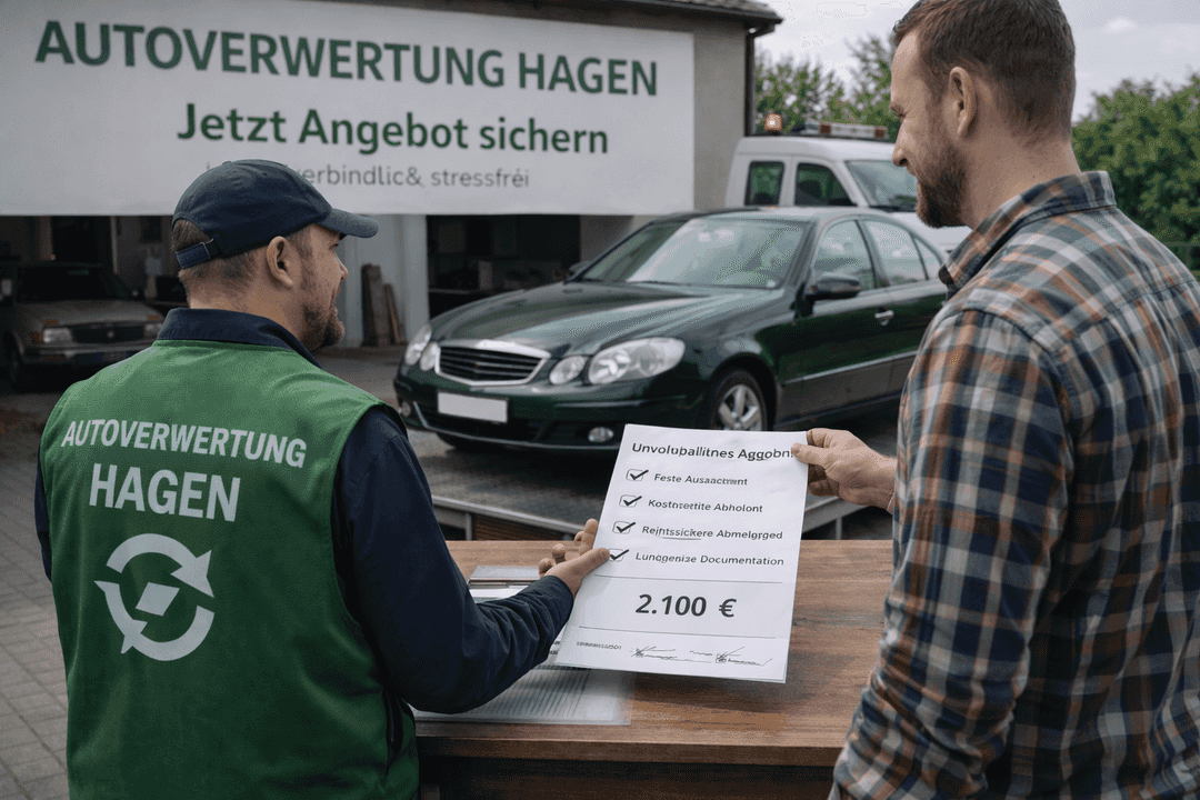 Jetzt Angebot sichern – Ihr direkter Einstieg in die Autoverwertung Bünde